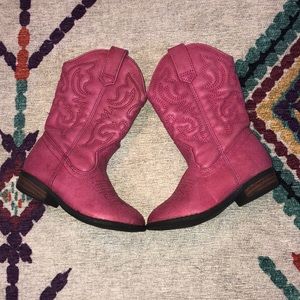 Pink COWGIRL boots!